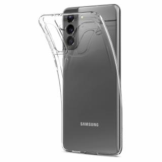 Husa premium Liquid Crystal compatibila cu Samsung Galaxy S21, Transparent