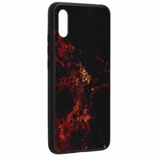 Husa telefon pentru Xiaomi Redmi 9A, Glaze Series, Techsuit, Red Nebula