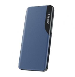 Husa tip carte cu inchidere magnetica pentru Huawei P40 Lite, Albastru inchis