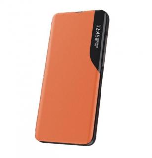 Husa tip carte cu inchidere magnetica pentru Xiaomi Redmi Note 9T, Portocaliu