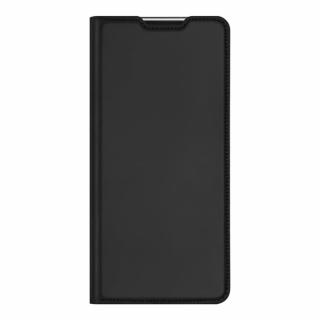 Husa tip carte Skin Pro pentru Xiaomi Poco M4 Pro 5G, buzunar pentru carduri, Negru