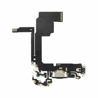 Modul banda conector incarcare compatibul cu Apple iPhone 15 Pro, negru