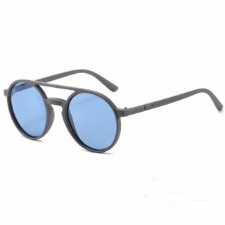 Ochelari de soare unisex UIQ cu lentile polarizate si protectie UV, JB3851-C4, Albastru