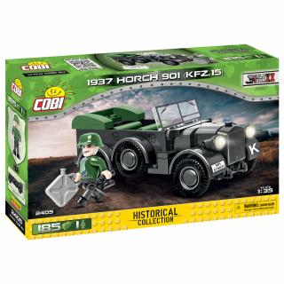 Set de construit Cobi 1937 Horch 901 kfz.15, colectia Automobile, 2405, 185 piese