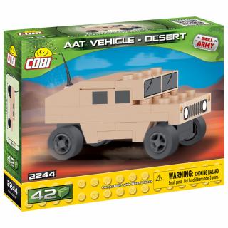 Set de construit Cobi AAT Vehicle Desert, colectia Automobile, 2244, 42 piese