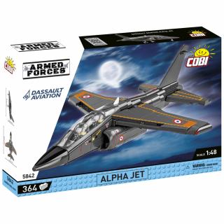 Set de construit Cobi Alpha Jet, colectia Avioane, 5842, 364 piese