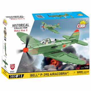 Set de construit Cobi Bell B-39Q Aircobra, colectia Avioane, 5747, 380 piese