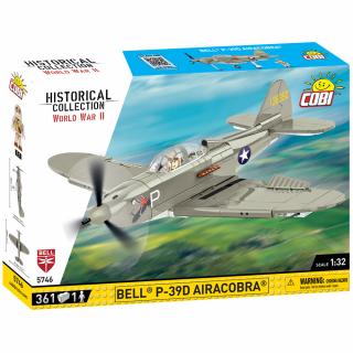 Set de construit Cobi Bell P-39B Aircobra, colectia Avioane, 5746, 361 piese