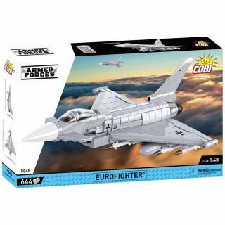 Set de construit Cobi Eurofighter 2023 Edition, colectia Avioane, 5848, 644 piese