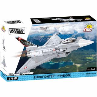 Set de construit Cobi Eurofighter Typhoon, colectia Avioane, 5850, 578 piese