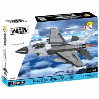 Set de construit Cobi F-16 C FIGHTING FALCON, colectia Avioane, 5813, 415 piese