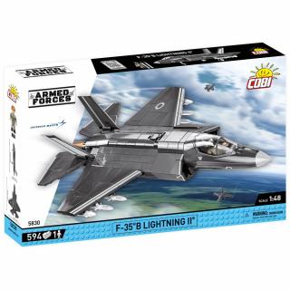 Set de construit Cobi F-35B Ligtning II RAF, colectia Avioane, 5830, 594 piese