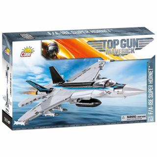 Set de construit Cobi F A-18E Super Hornet Top Gun Maverick Edition, colectia Avioane, 5805A, 560 piese