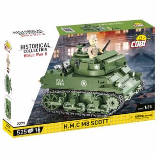 Set de construit Cobi H.M.C. M8 Scott, colectia Tancuri, 2279, 525 piese