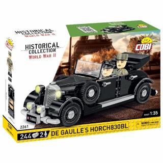 Set de construit Cobi Horch 830BL De Gaulle, colectia Automobile, 2261, 244 piese