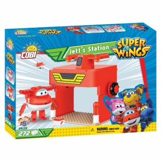 Set de construit Cobi JETT STATION, colectia Super Wings, 25133, 272 piese