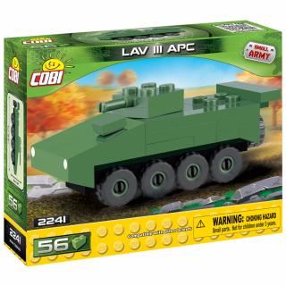 Set de construit Cobi LAV III APC Nano Tank, colectia Tancuri, 2241, 56 piese