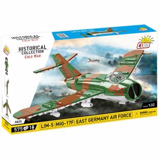 Set de construit Cobi LIM-5 MIG-17F East Germany Air Force, colectia Avioane, 5825, 575 piese