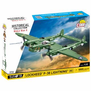 Set de construit Cobi LOCKHEED P-38 LIGHTNING H, colectia Avioane, 5726, 545 piese