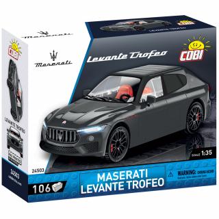 Set de construit Cobi Maserati Levante Trofeo, colectia Automobile Moderne, 24503, 106 piese