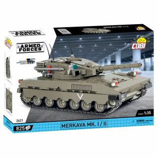 Set de construit Cobi Merkava MK. I II, colectia Tancuri, 2621, 825 piese