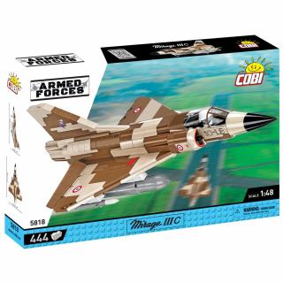 Set de construit Cobi Mirage IIIC, colectia Avioane, 5818, 444 piese