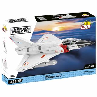 Set de construit Cobi Mirage IIIC, colectia Avioane, 5826, 436 piese