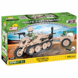 Set de construit Cobi Motocicleta SD.KFZ 2 Kettenkrad, colectia Automobile, 2401, 176 piese