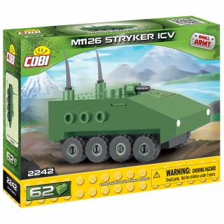 Set de construit Cobi MTI26 Stryker Nano Tank, colectia Tancuri, 2242, 62 piese