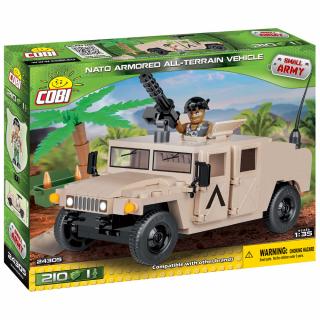 Set de construit Cobi Nato AAT Vehicle Desert, colectia Automobile, 24305, 210 piese