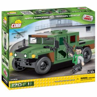 Set de construit Cobi Nato Armored ATV, colectia Automobile, 24306, 170 piese