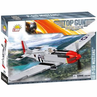 Set de construit Cobi North American P-51D Mustang 2023 Edition, colectia Avioane, 5846, 350 piese