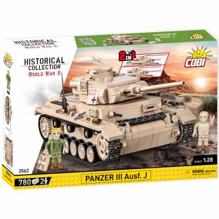 Set de construit Cobi Panzer III Ausf.J, colectia Tancuri, 2562, 780 piese