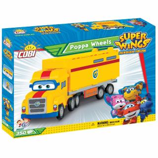 Set de construit Cobi POPPA WHEELS, colectia Super Wings, 25137, 350 piese