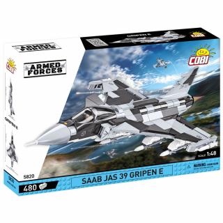 Set de construit Cobi Saab JAS 39 Gripen E, colectia Avioane, 5820, 480 piese