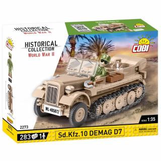 Set de construit Cobi Sd.Kfz. 10 DEMAG D7, colectia Automobile, 2273, 283 piese