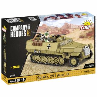 Set de construit Cobi Sd.Kfz. 251 Ausf.D, colectia Tancuri, 3049, 453 piese