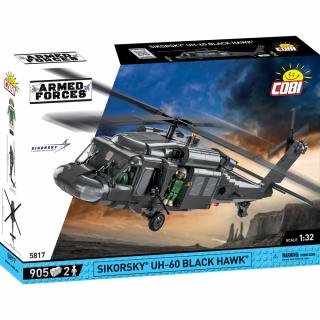 Set de construit Cobi Sikorsky UH-60 Black Hawk, colectia Elicoptere, 5817, 905 piese