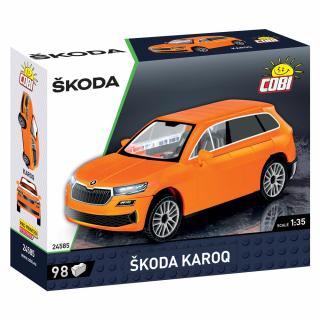 Set de construit Cobi Skoda Karoq, colectia Automobile Moderne, 24585, 98 piese