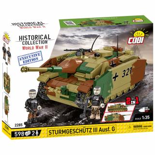 Set de construit Cobi Sturmgeschutz III Ausf.G, colectia Tancuri, 2285, 598 piese