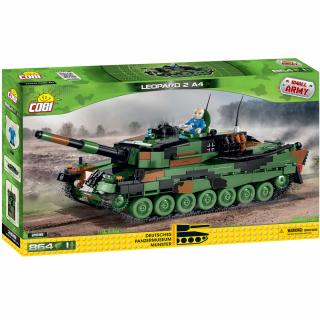 Set de construit Cobi Tanc Leopard 2 A4, colectia Tancuri, 2618, 864 piese