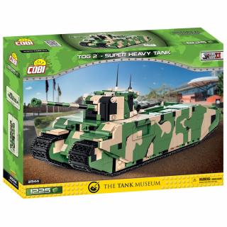 Set de construit Cobi Tanc TOG 2 Super Heavy, colectia Tancuri, 2544, 1225 piese