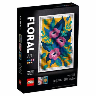 Set de construit LEGO   Art, Arta florala, 2870 piese