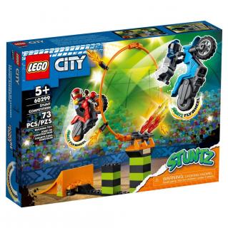 Set de construit LEGO   City, Concursul de cascadorii, 73 piese