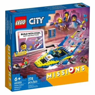 Set de construit LEGO   City, Misiuni acvatice ale politiei, 278 piese