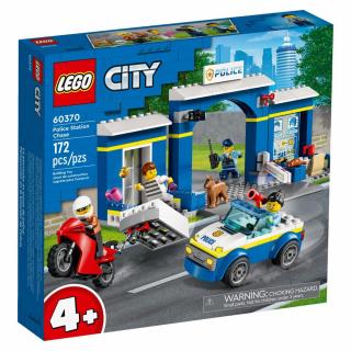 Set de construit LEGO   City, Urmarire la sectia de politie, 172 piese