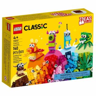 Set de construit LEGO   Classic, Monstri Creativi, 140 piese