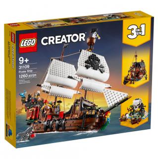 Set de construit LEGO   Creator, Corabie de pirati, 1260 piese