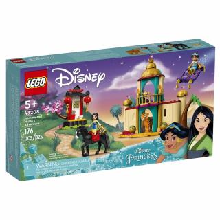 Set de construit LEGO   Disney, Aventura lui Jasmine si Mulan, 176 piese