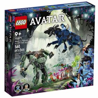 Set de construit LEGO   Disney, Neytiri si Thanator vs. Robotul AMP Quaritch, 560 piese